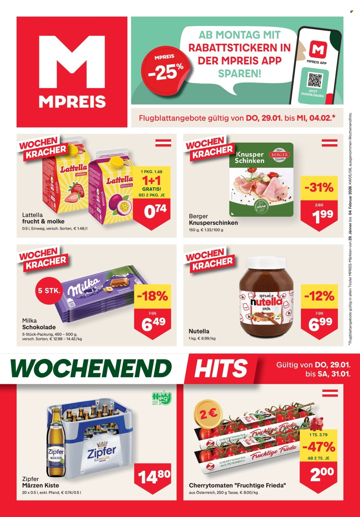MPREIS Flugblatt - Ab Donnerstag, 29.1.2026