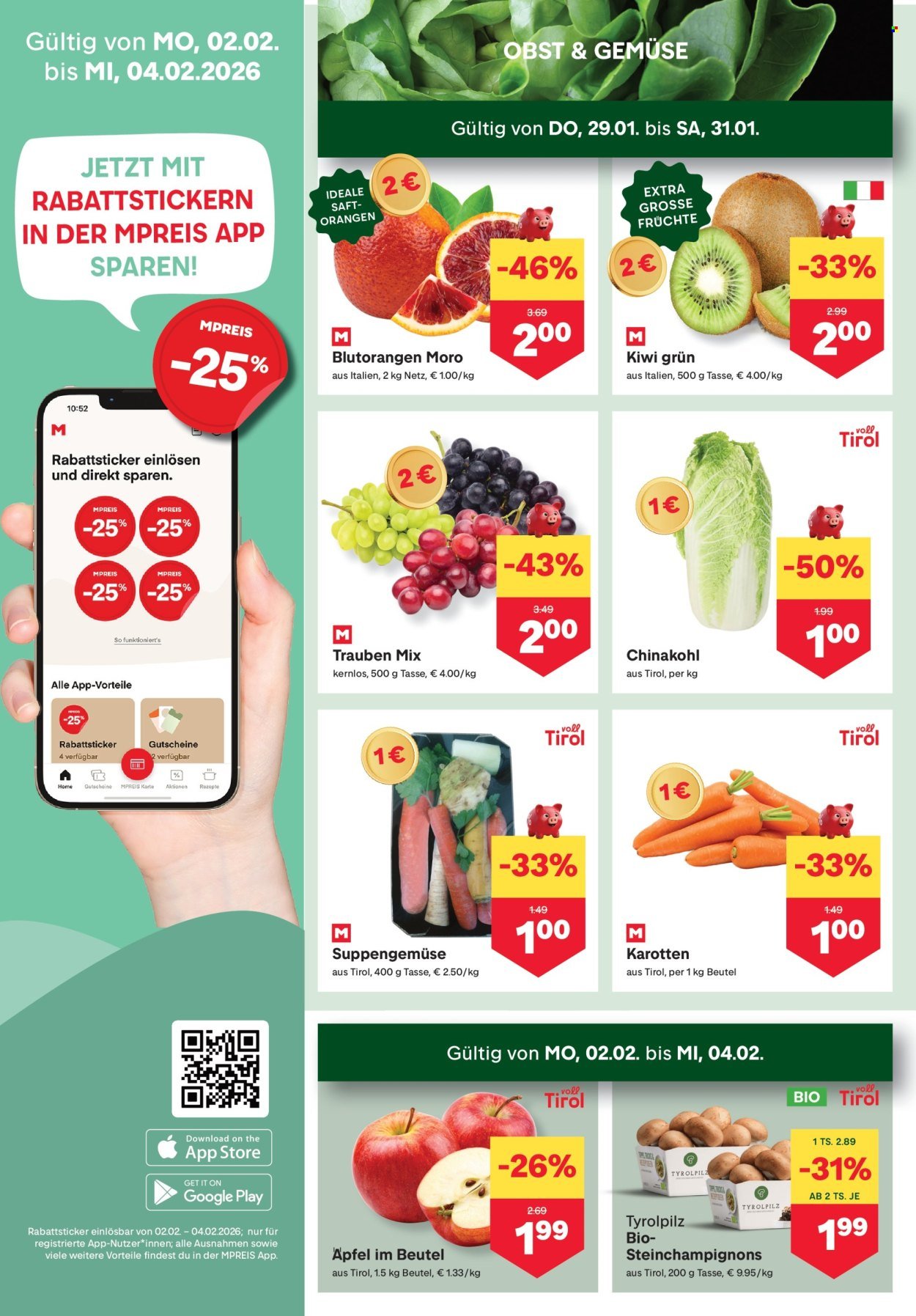 MPREIS Flugblatt - Ab Donnerstag, 29.1.2026
