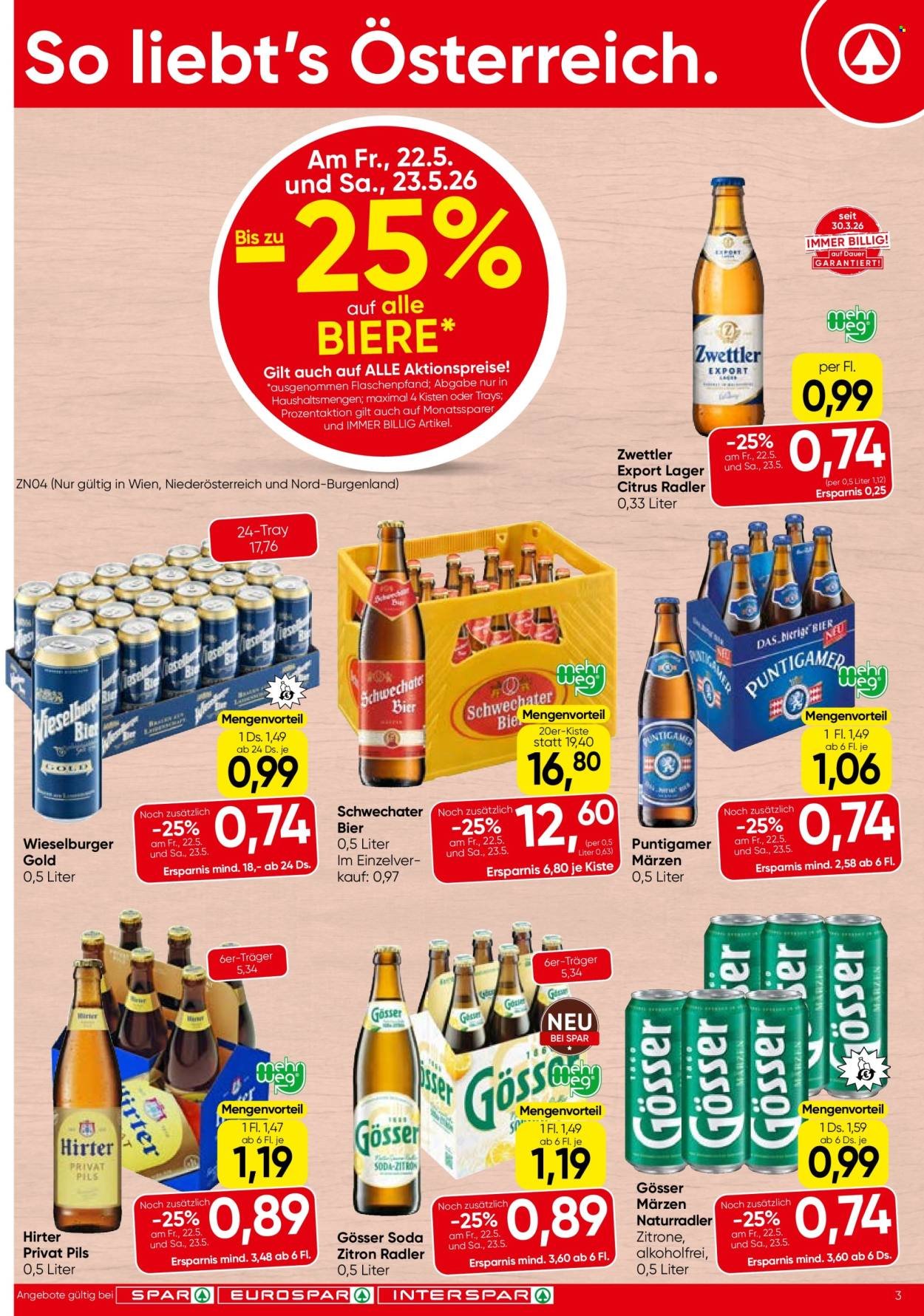 INTERSPAR Flugblatt - Ab Donnerstag, 21.5.2026