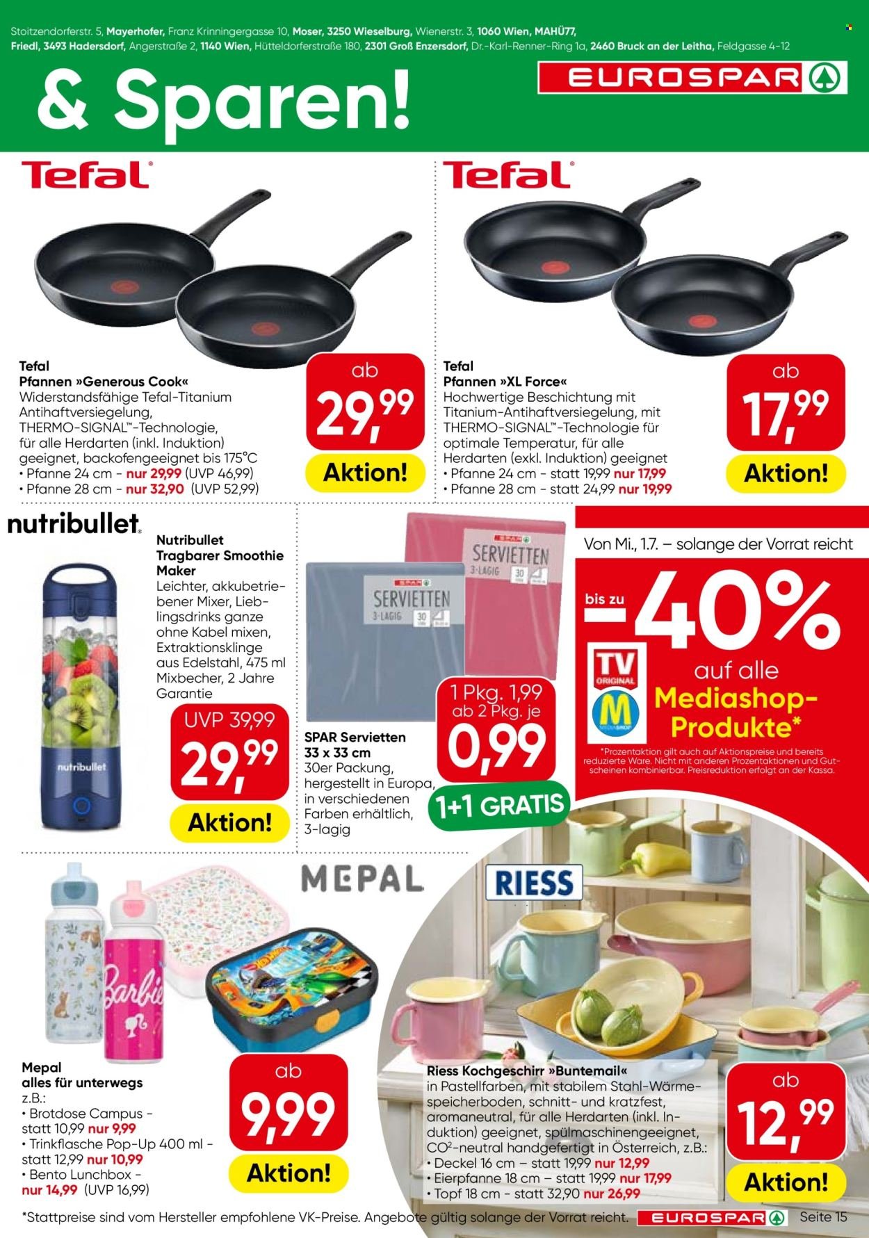 EUROSPAR Flugblatt - Ab Mittwoch, 1.7.2026