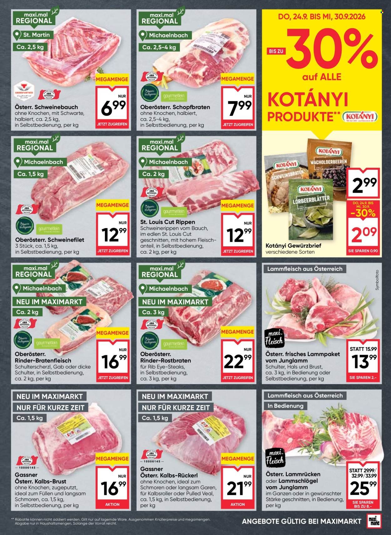 MAXIMARKT Flugblatt - Ab Donnerstag, 24.9.2026