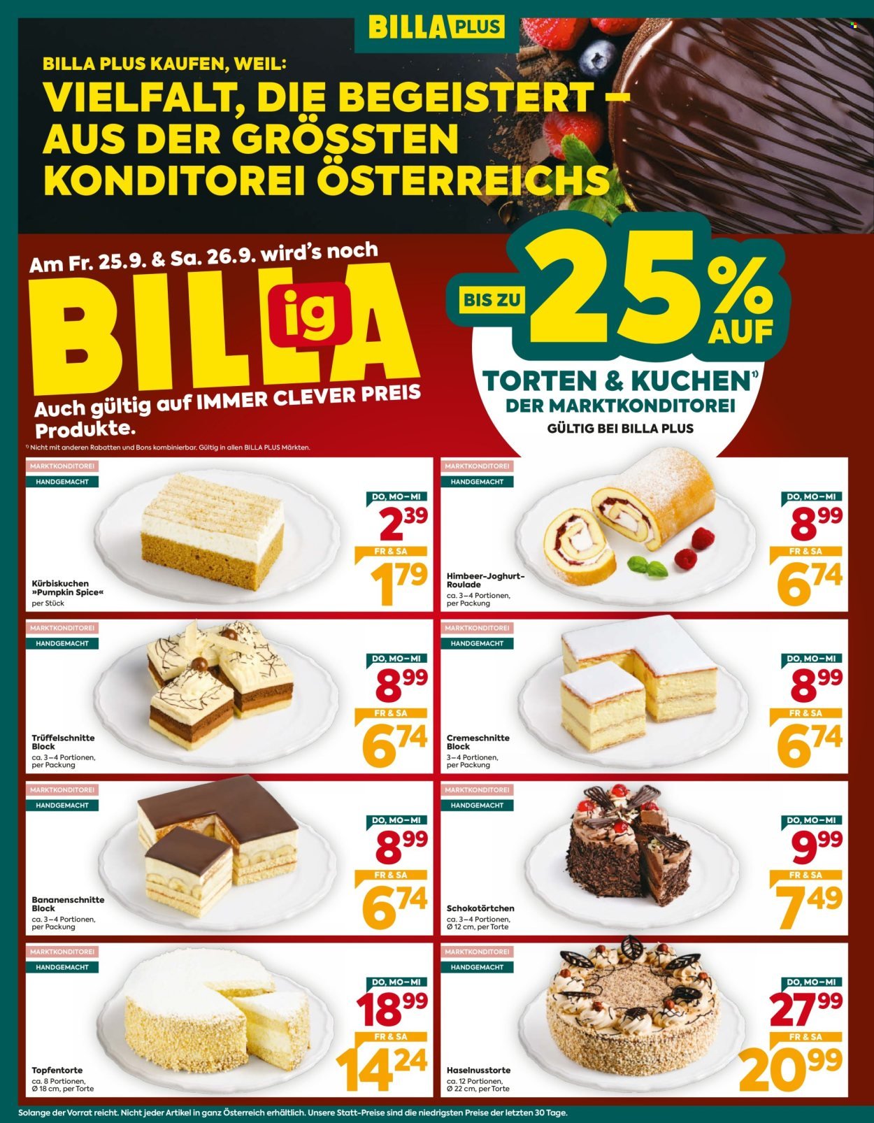 BILLA PLUS Flugblatt - Ab Donnerstag, 24.9.2026