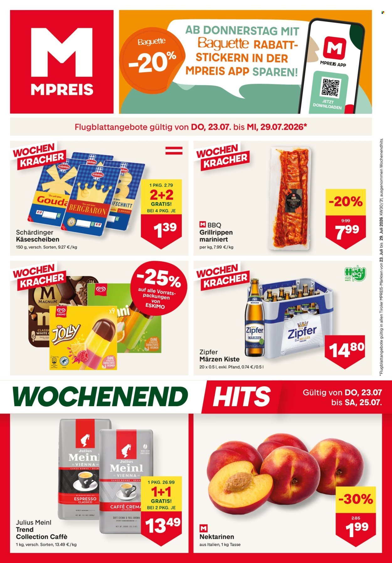 MPREIS Flugblatt - Ab Donnerstag, 23.7.2026