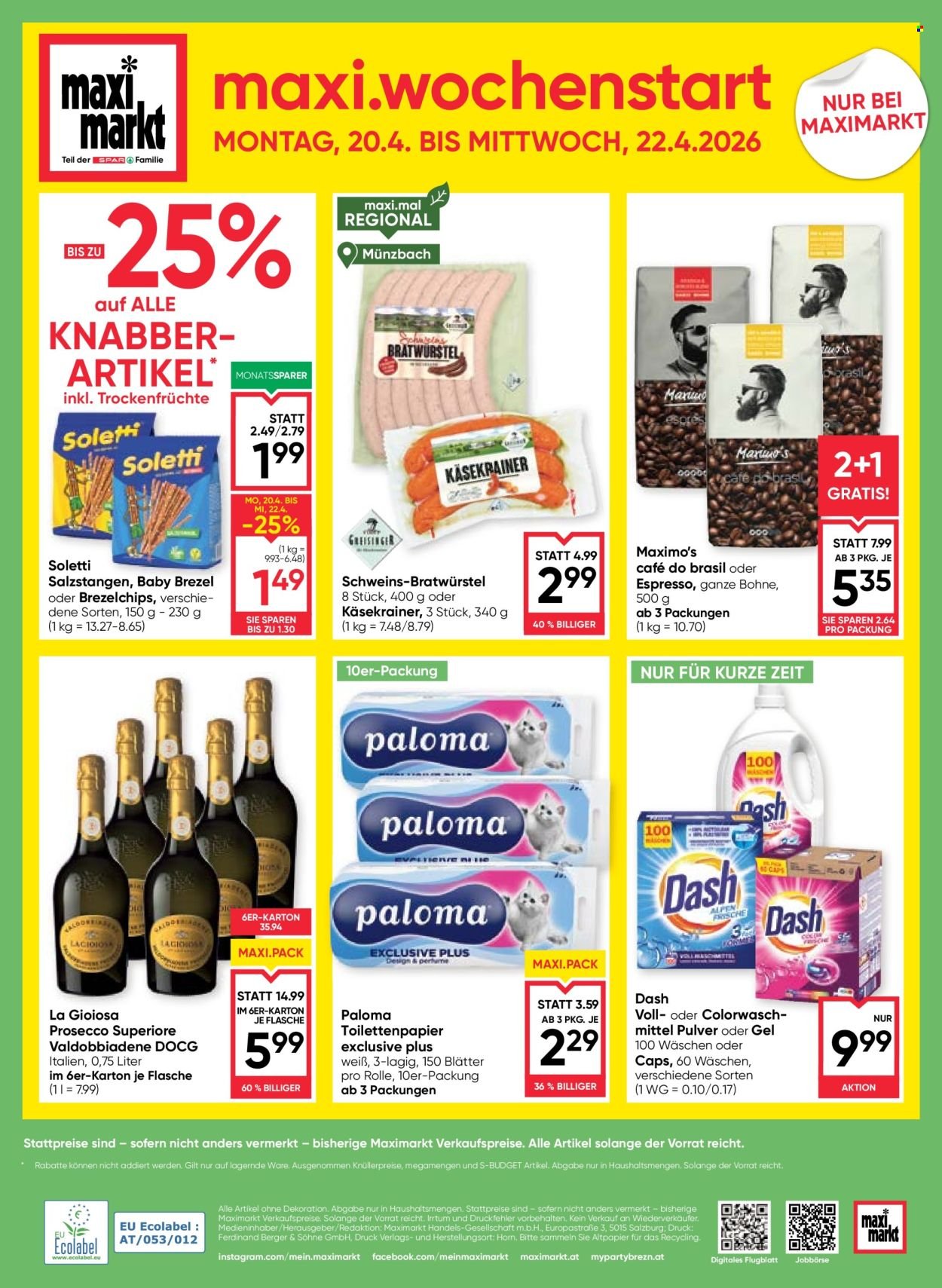 MAXIMARKT Flugblatt - Ab Donnerstag, 16.4.2026 (2026-04-16 - 2026-04-22) | 24