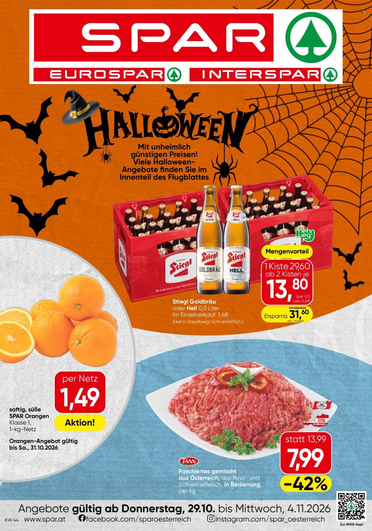 INTERSPAR Flugblatt - Ab Donnerstag, 29.10.2026