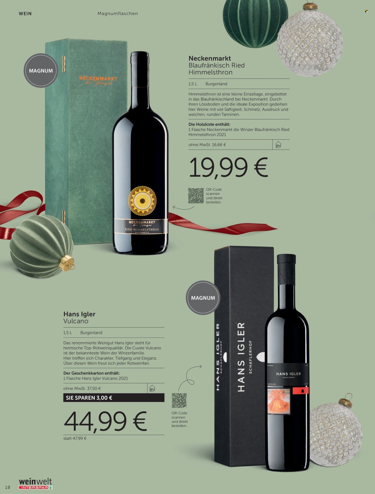 INTERSPAR Flugblatt - Weinwelt Geschenkewelt 2025 (2025-10-08 - 2026-01-03)