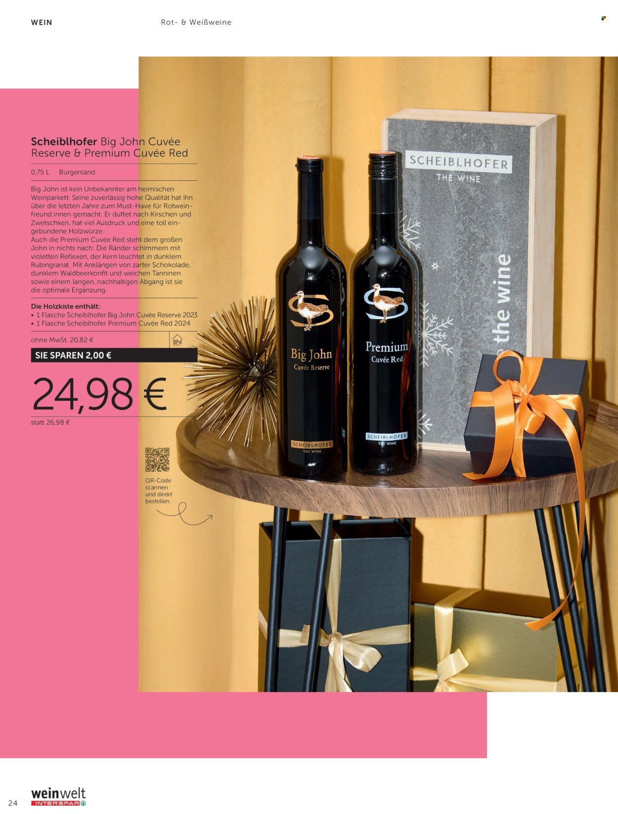 INTERSPAR Flugblatt - Weinwelt Geschenkewelt 2025 (2025-10-08 - 2026-01-03)