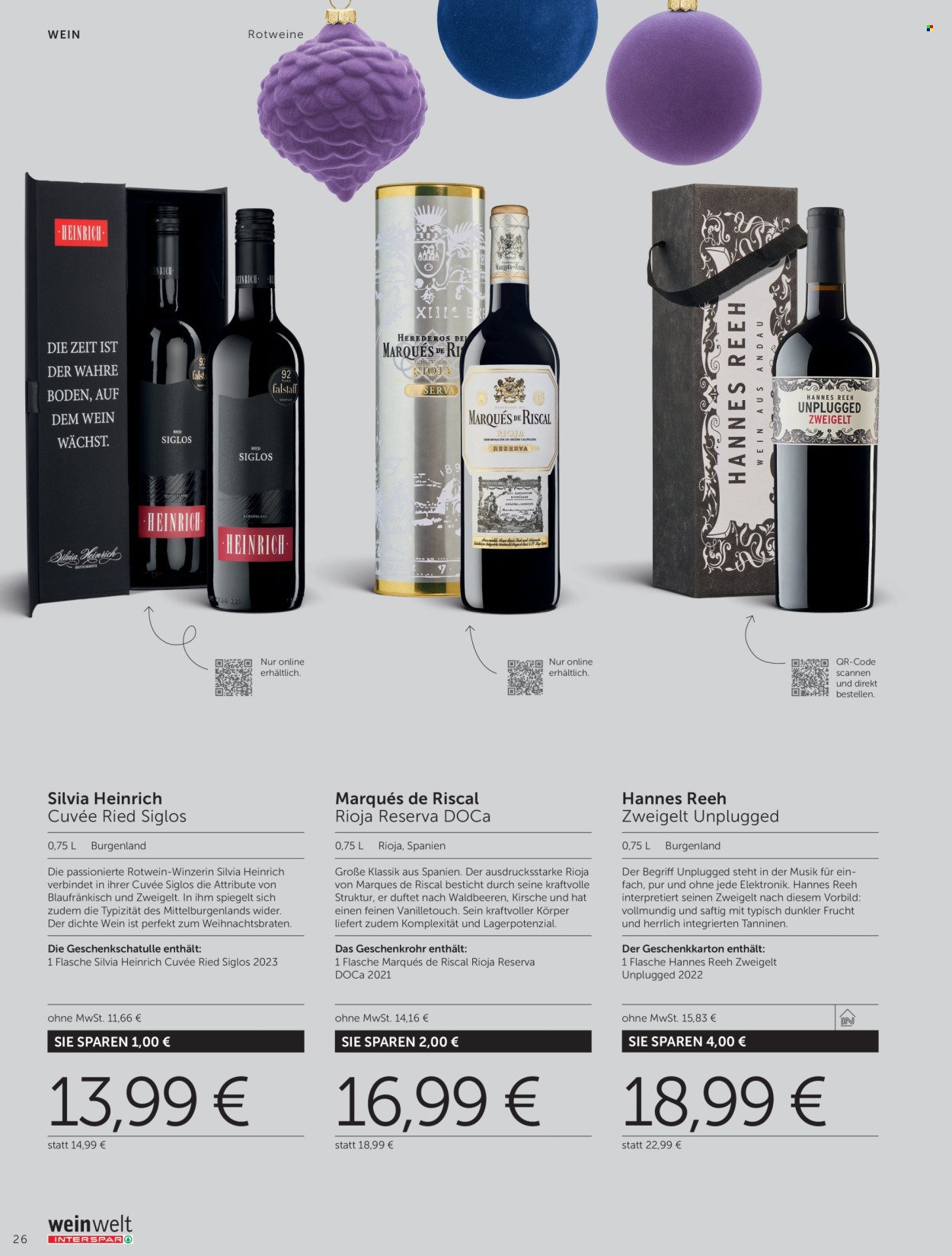 INTERSPAR Flugblatt - Weinwelt Geschenkewelt 2025 (2025-10-08 - 2026-01-03)
