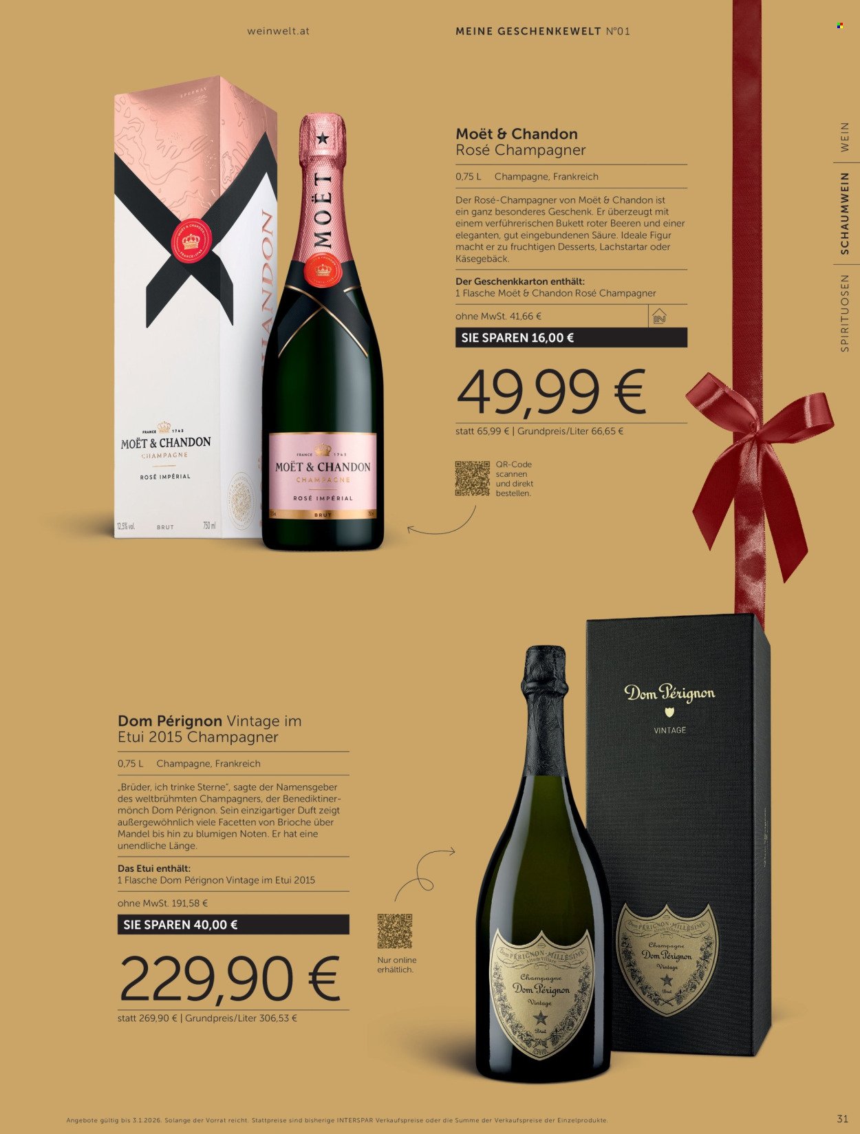 INTERSPAR Flugblatt - Weinwelt Geschenkewelt 2025 (2025-10-08 - 2026-01-03)