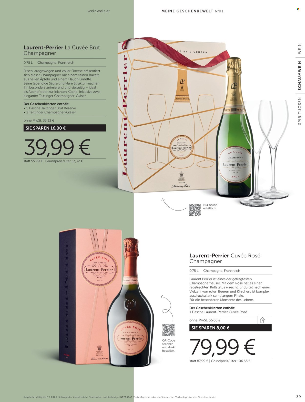 INTERSPAR Flugblatt - Weinwelt Geschenkewelt 2025 (2025-10-08 - 2026-01-03)