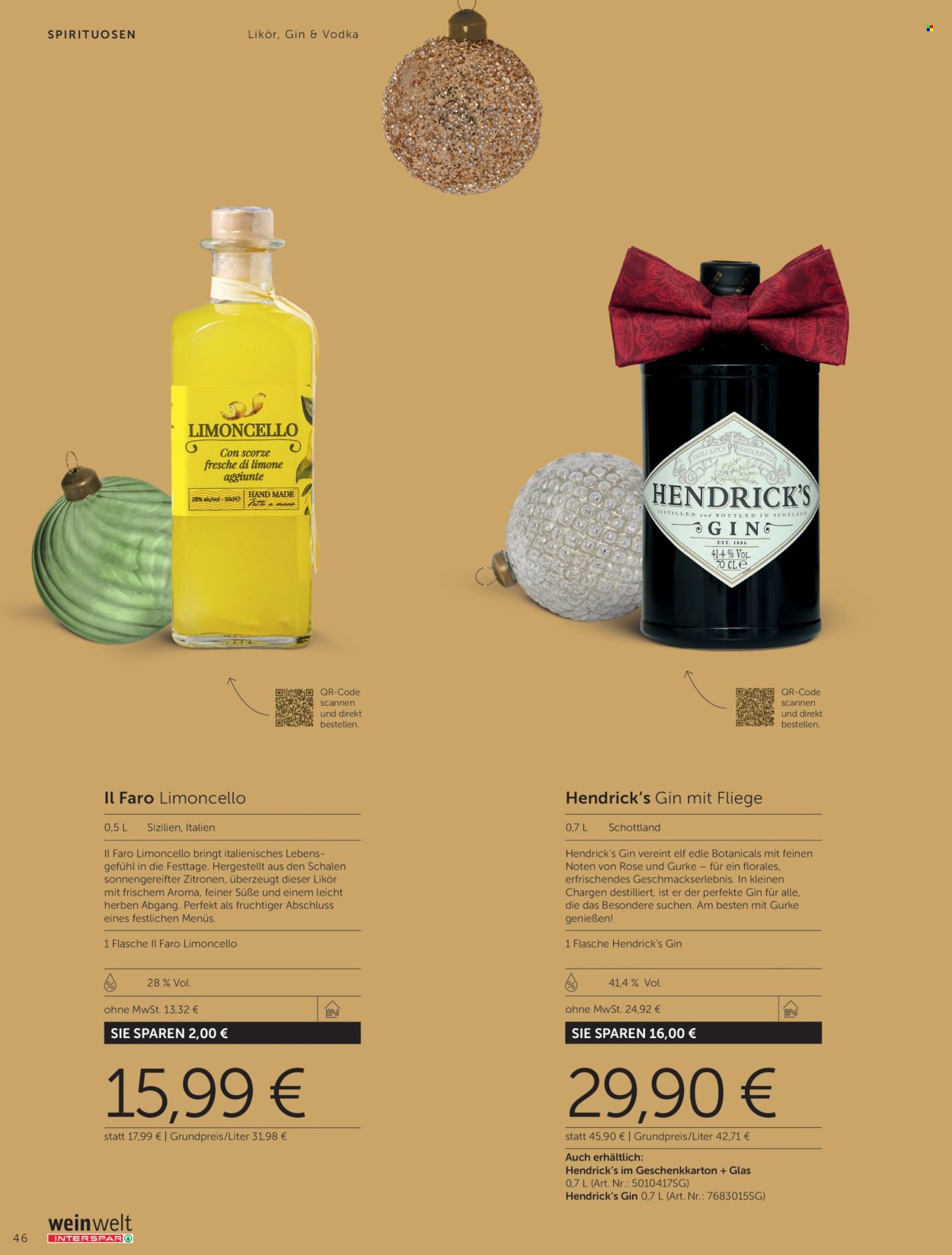 INTERSPAR Flugblatt - Weinwelt Geschenkewelt 2025 (2025-10-08 - 2026-01-03)
