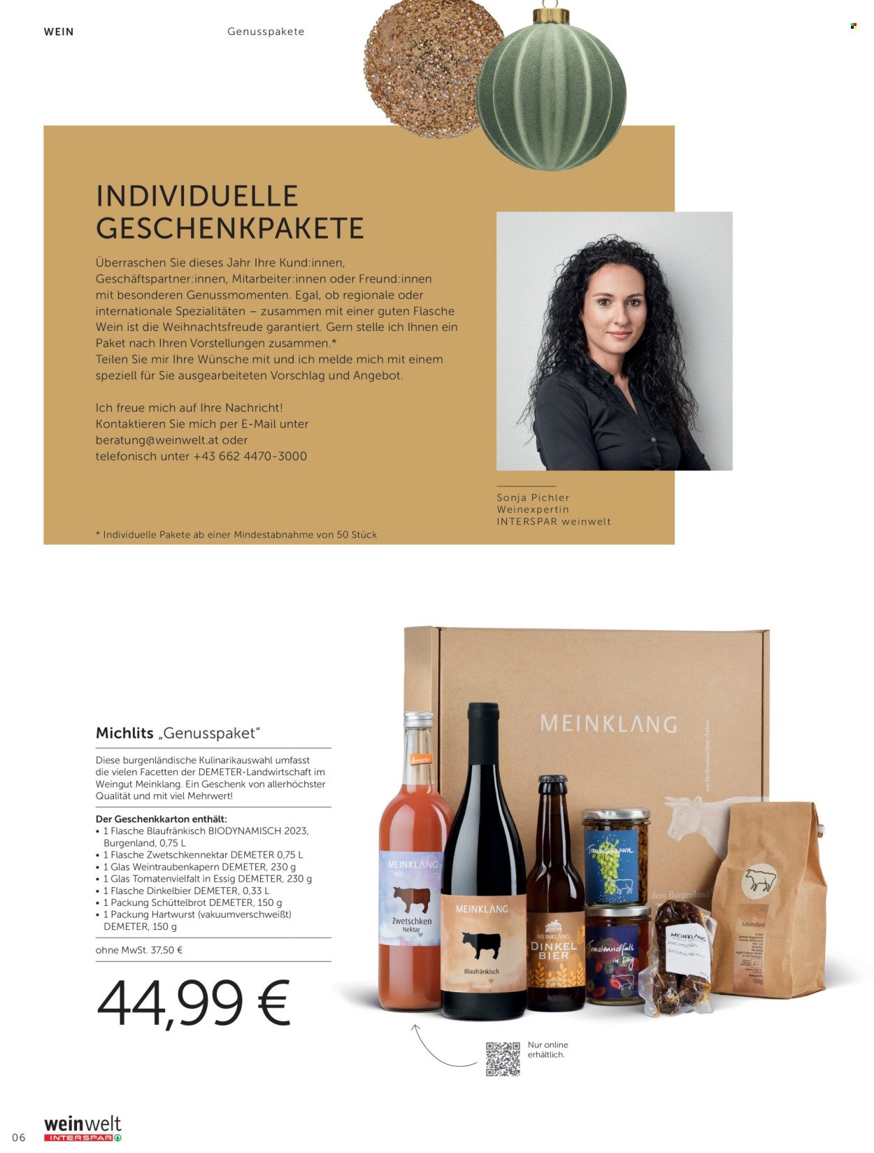 INTERSPAR Flugblatt - Weinwelt Geschenkewelt 2025 (2025-10-08 - 2026-01-03)