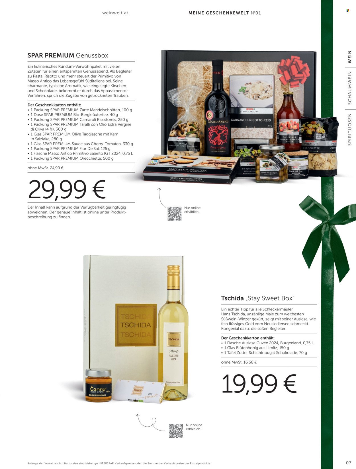 INTERSPAR Flugblatt - Weinwelt Geschenkewelt 2025 (2025-10-08 - 2026-01-03)