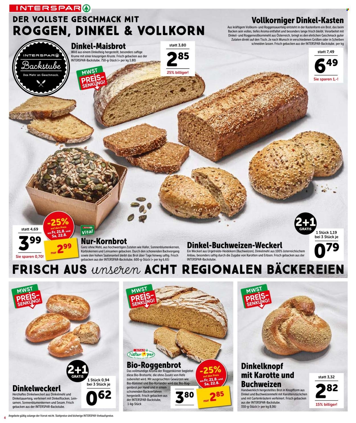 INTERSPAR Flugblatt - Ab Donnerstag, 20.8.2026