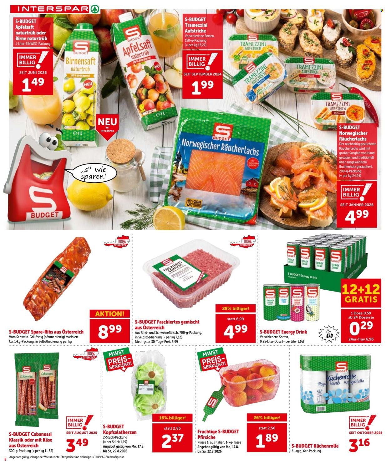 INTERSPAR Flugblatt - Ab Donnerstag, 20.8.2026