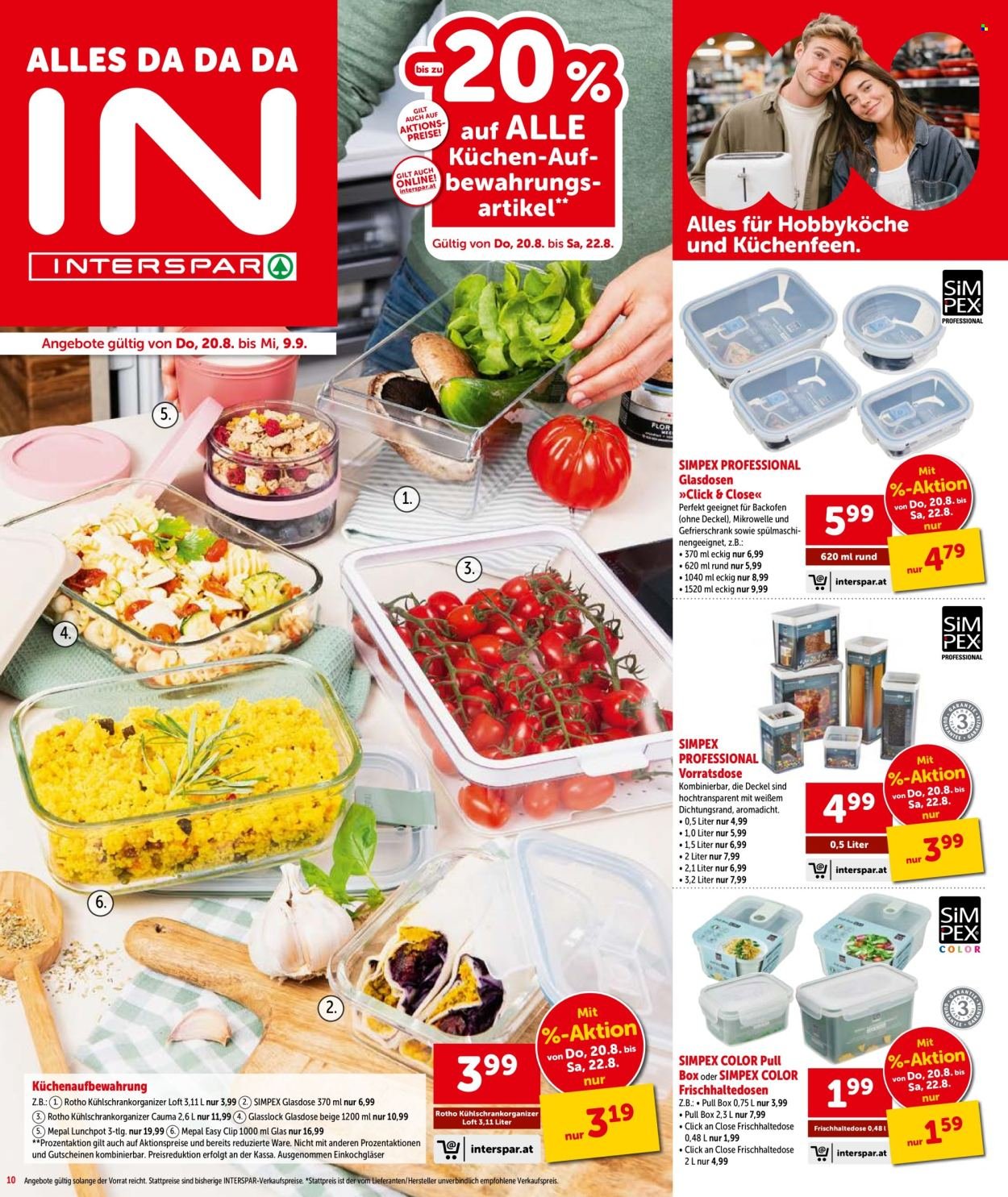 INTERSPAR Flugblatt - Ab Donnerstag, 20.8.2026
