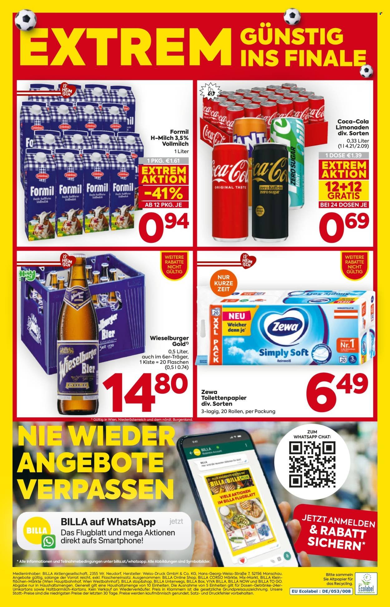 BILLA Flugblatt - Ab Donnerstag, 16.7.2026