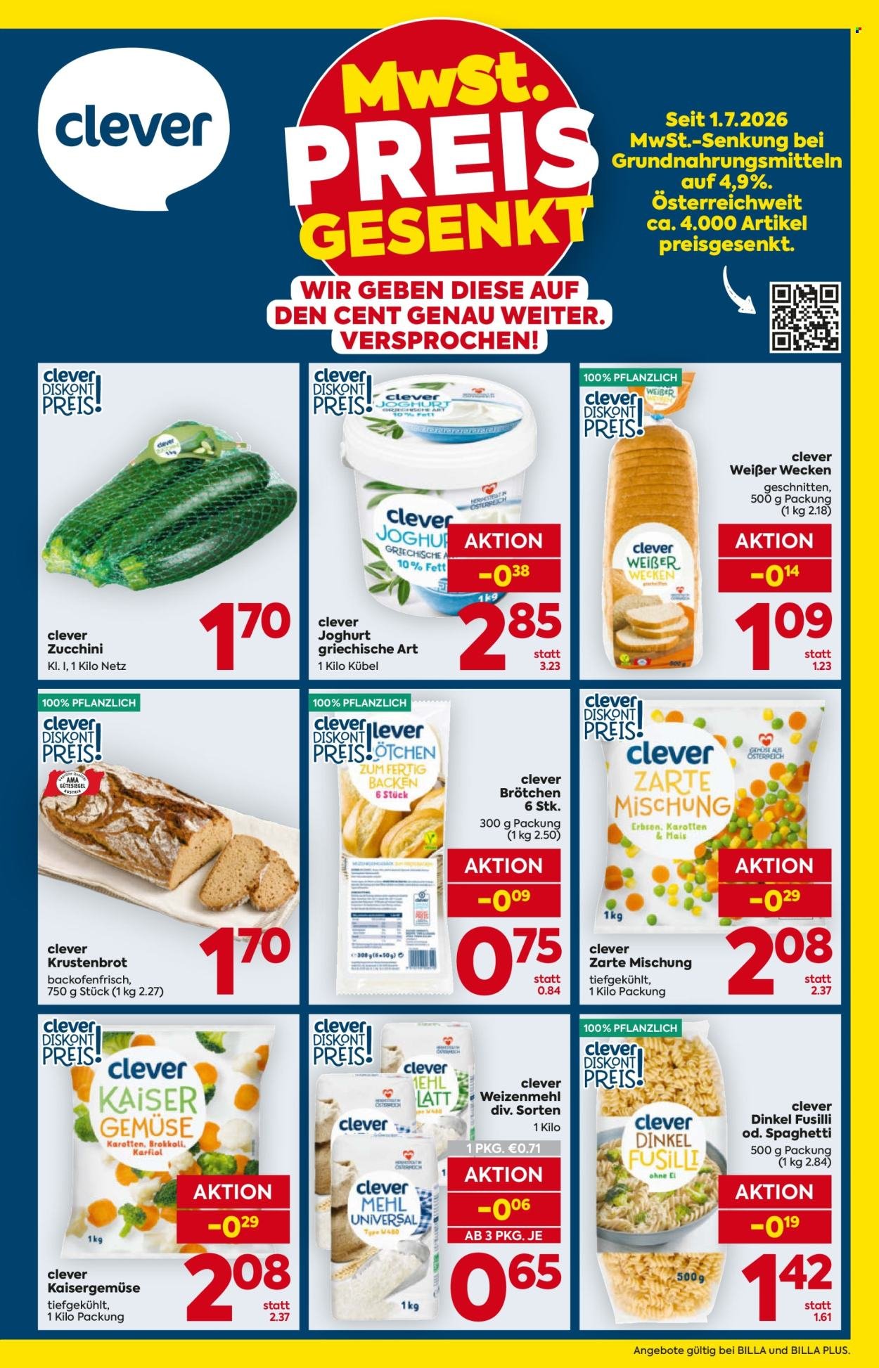 BILLA Flugblatt - Ab Donnerstag, 16.7.2026