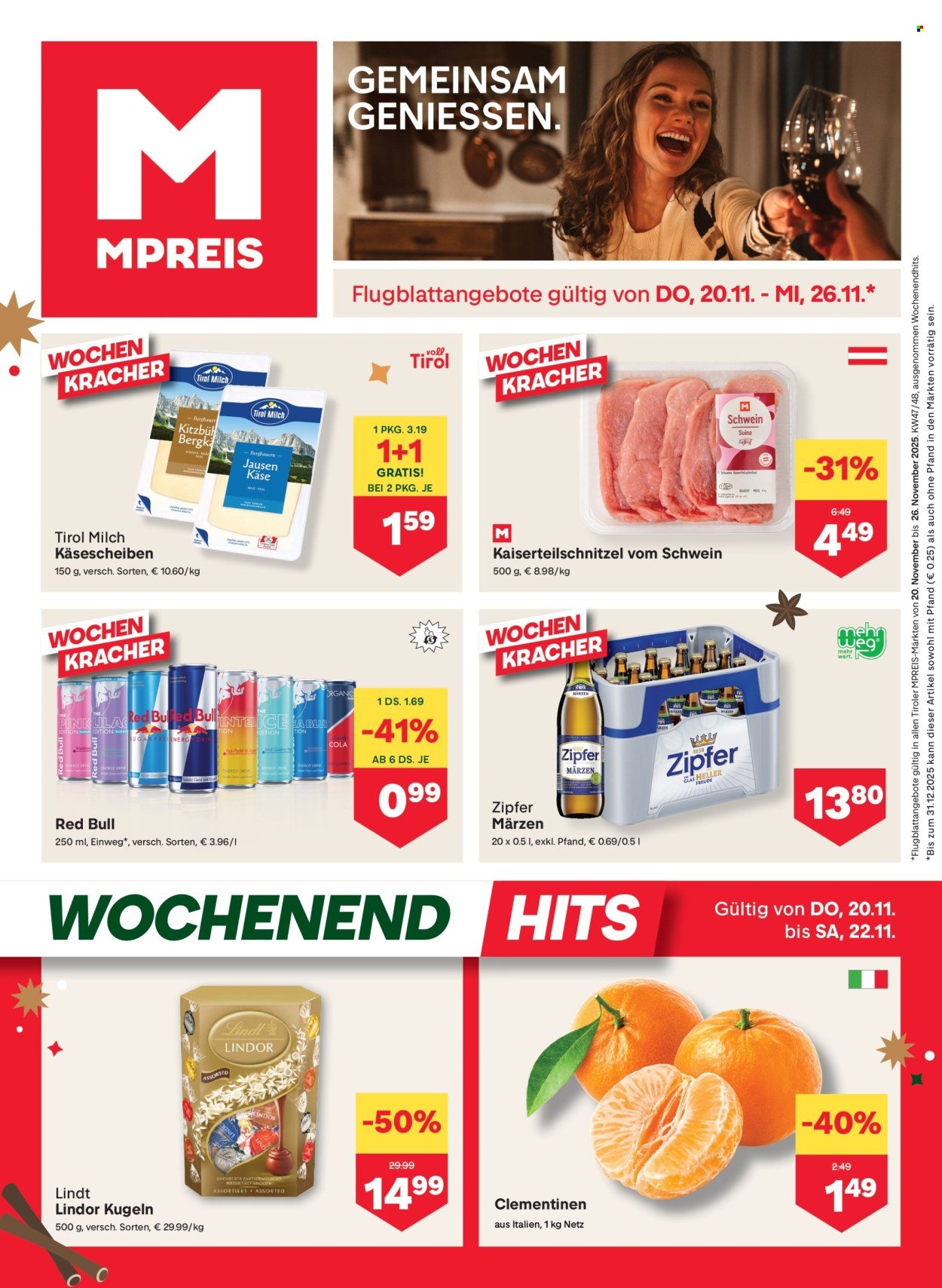 MPREIS Flugblatt - Ab Donnerstag, 20.11.2025