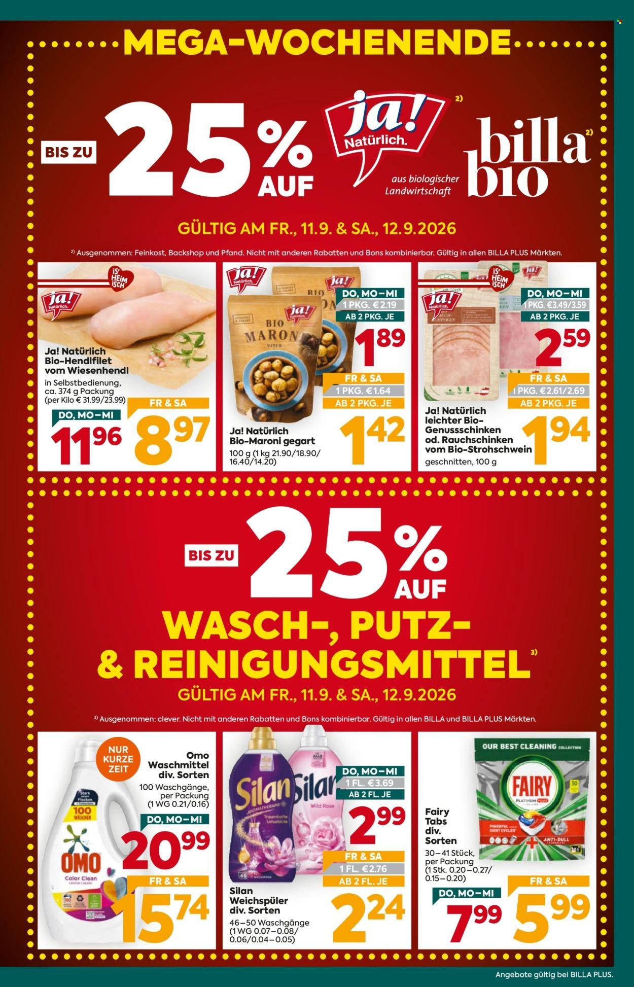 BILLA PLUS Flugblatt - Ab Donnerstag, 10.9.2026