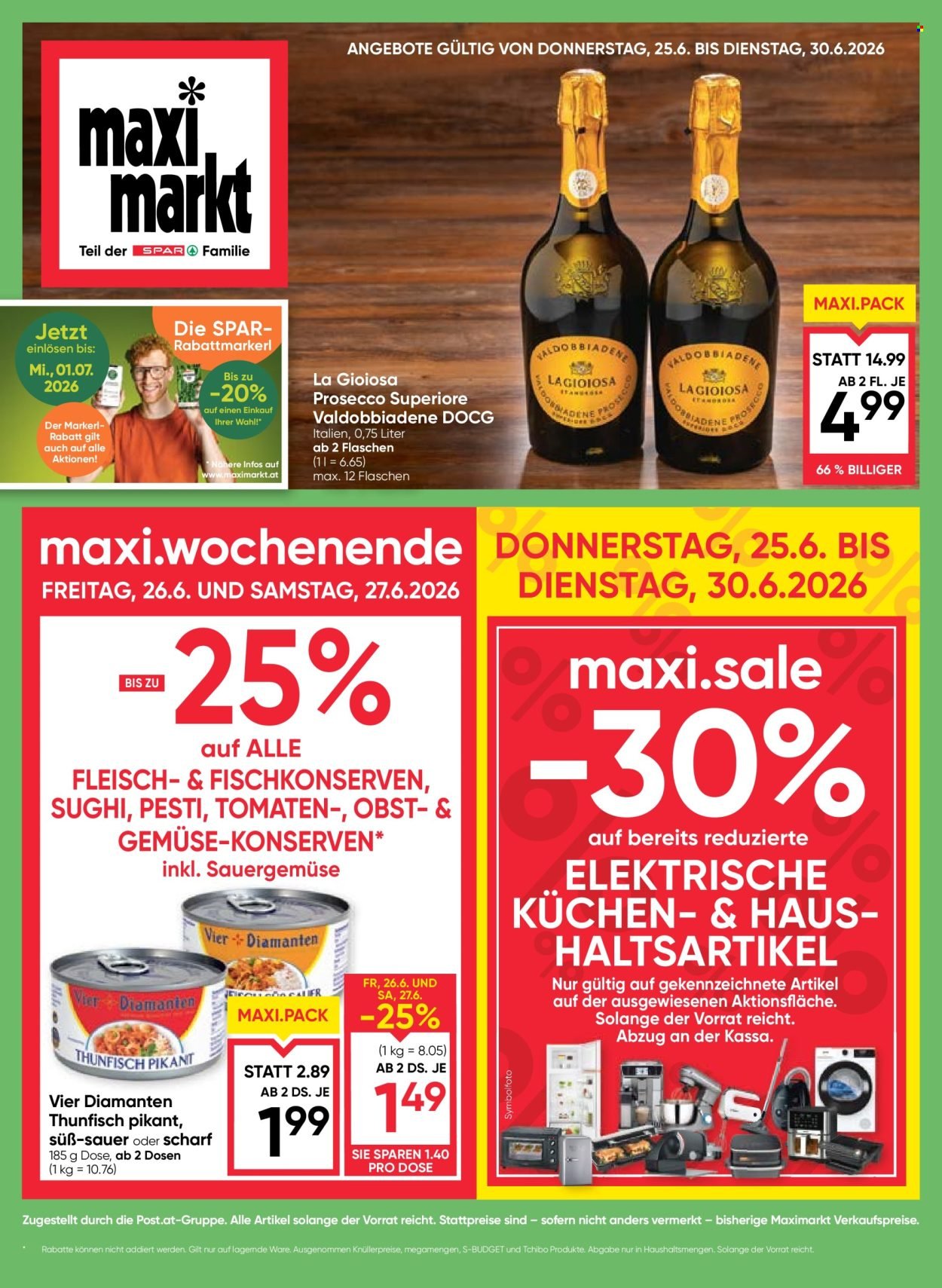 MAXIMARKT Flugblatt - Ab Donnerstag, 25.6.2026