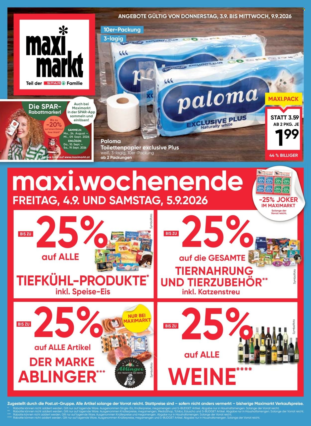 MAXIMARKT Flugblatt - Ab Donnerstag, 3.9.2026