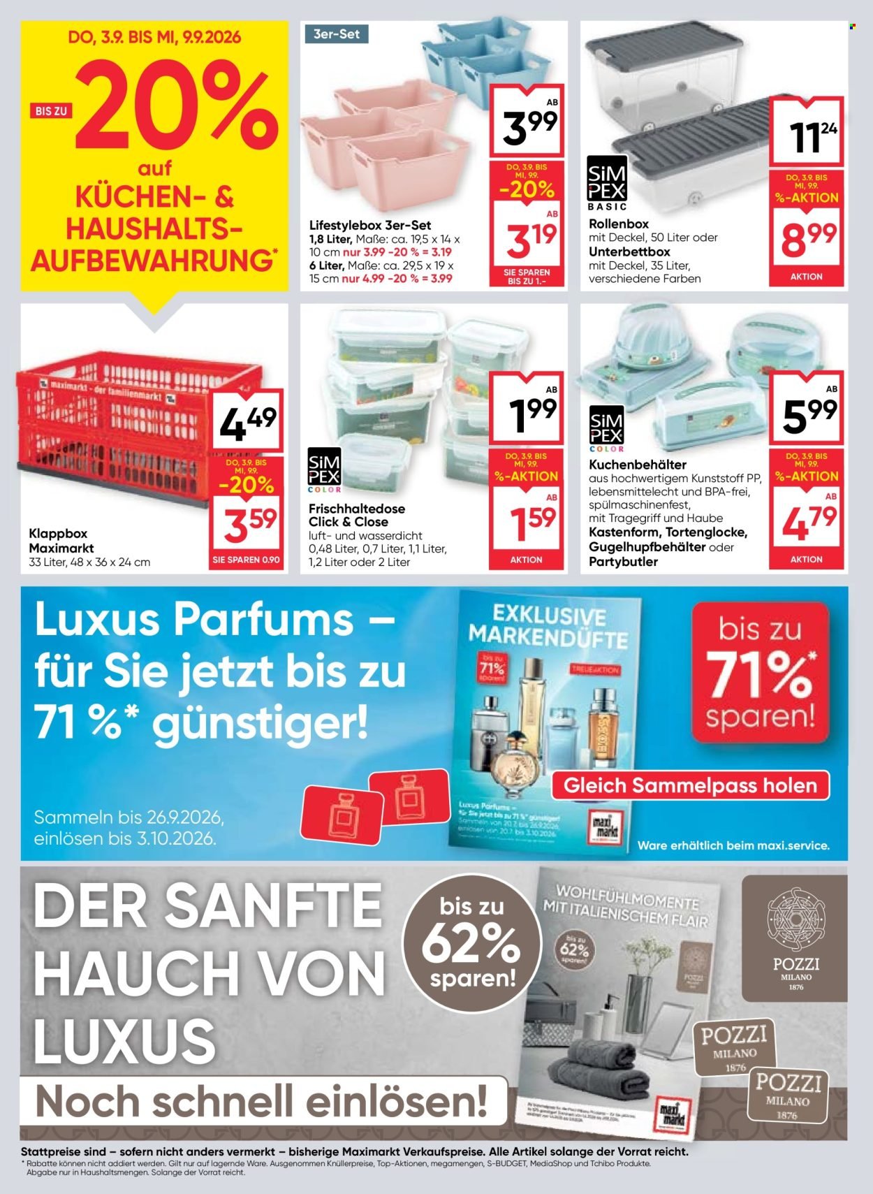 MAXIMARKT Flugblatt - Ab Donnerstag, 3.9.2026