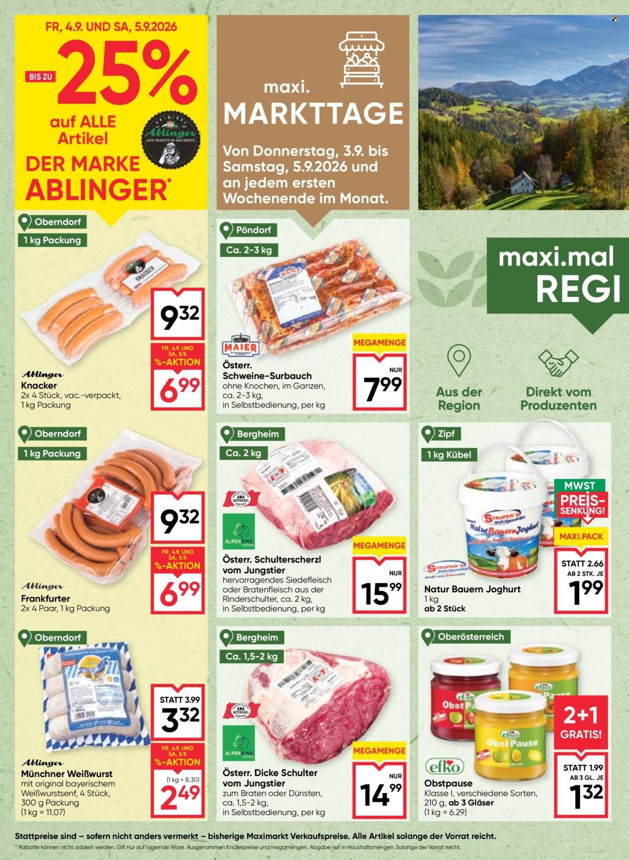 MAXIMARKT Flugblatt - Ab Donnerstag, 3.9.2026