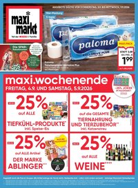 MAXIMARKT Flugblatt - Ab Donnerstag, 3.9.2026