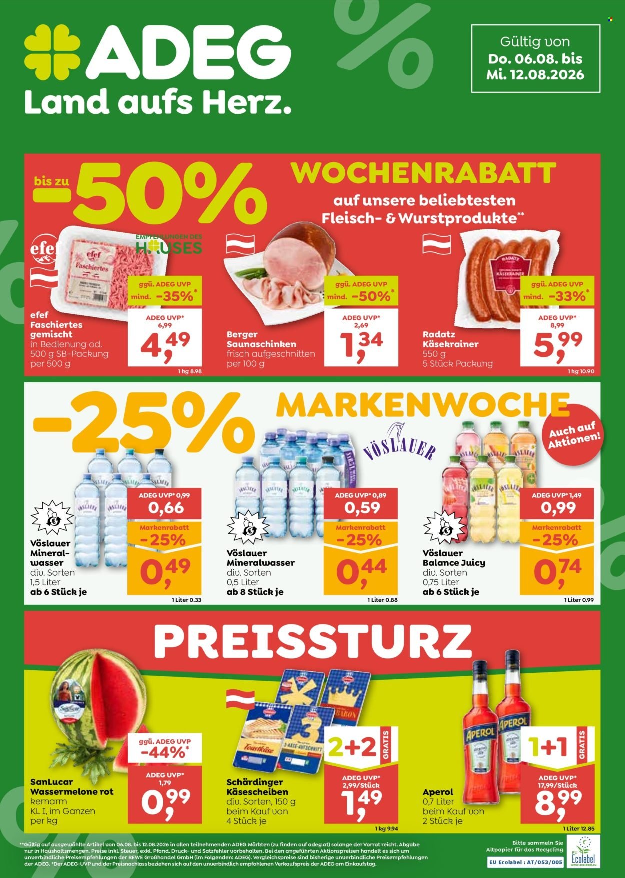 ADEG Flugblatt - Ab Donnerstag, 6.8.2026