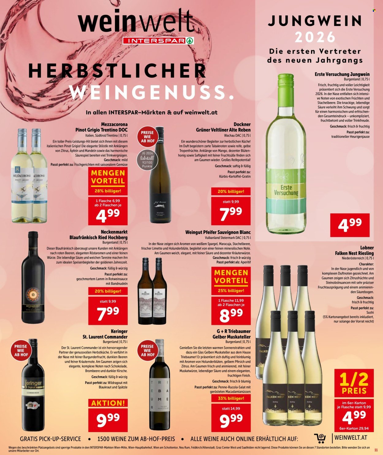 INTERSPAR Flugblatt - Ab Donnerstag, 15.10.2026