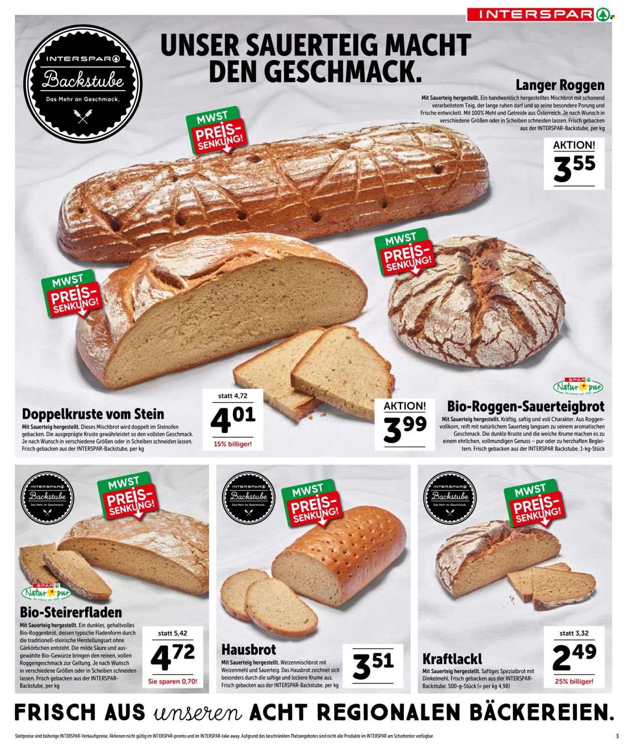 INTERSPAR Flugblatt - Ab Donnerstag, 15.10.2026