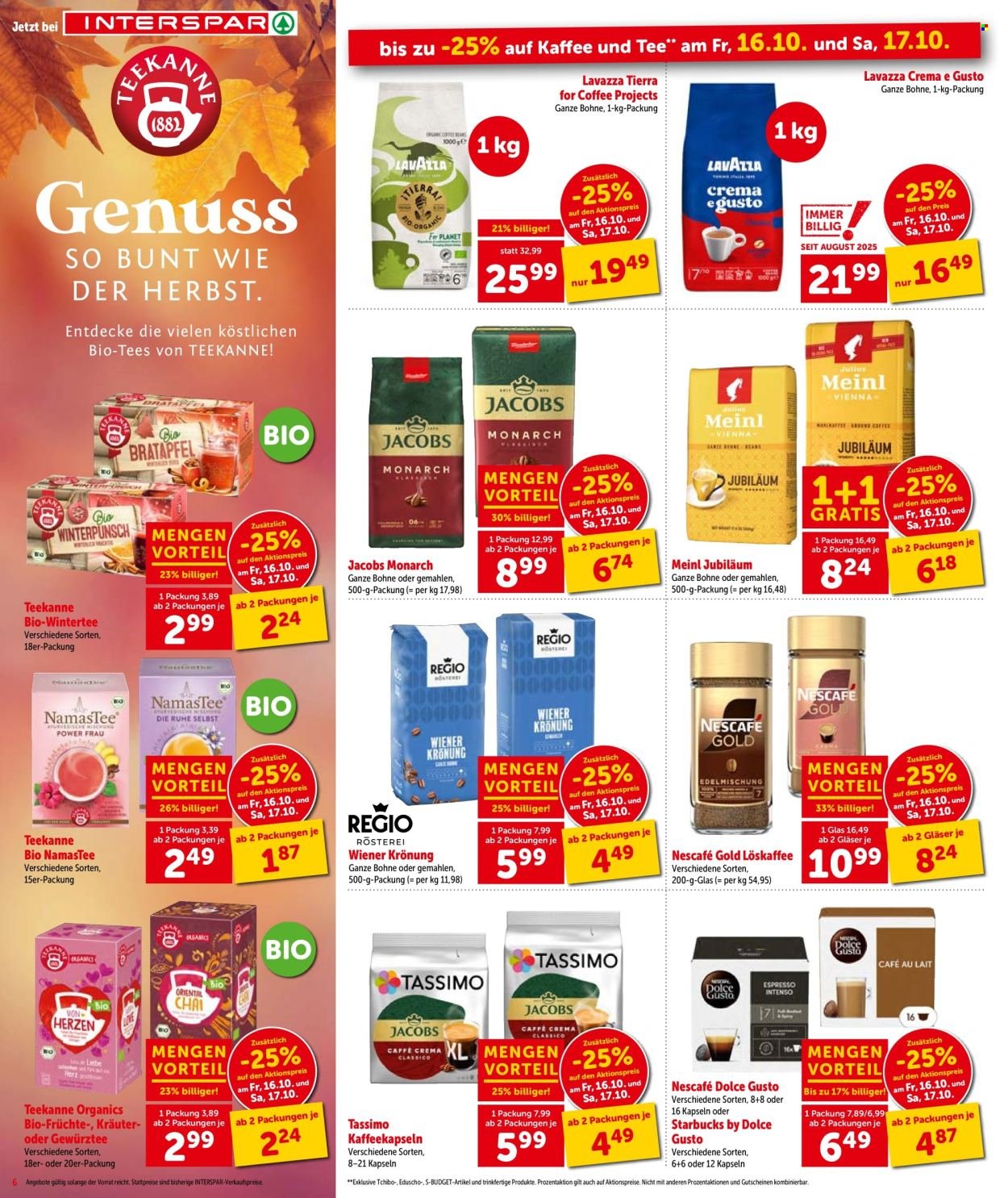 INTERSPAR Flugblatt - Ab Donnerstag, 15.10.2026