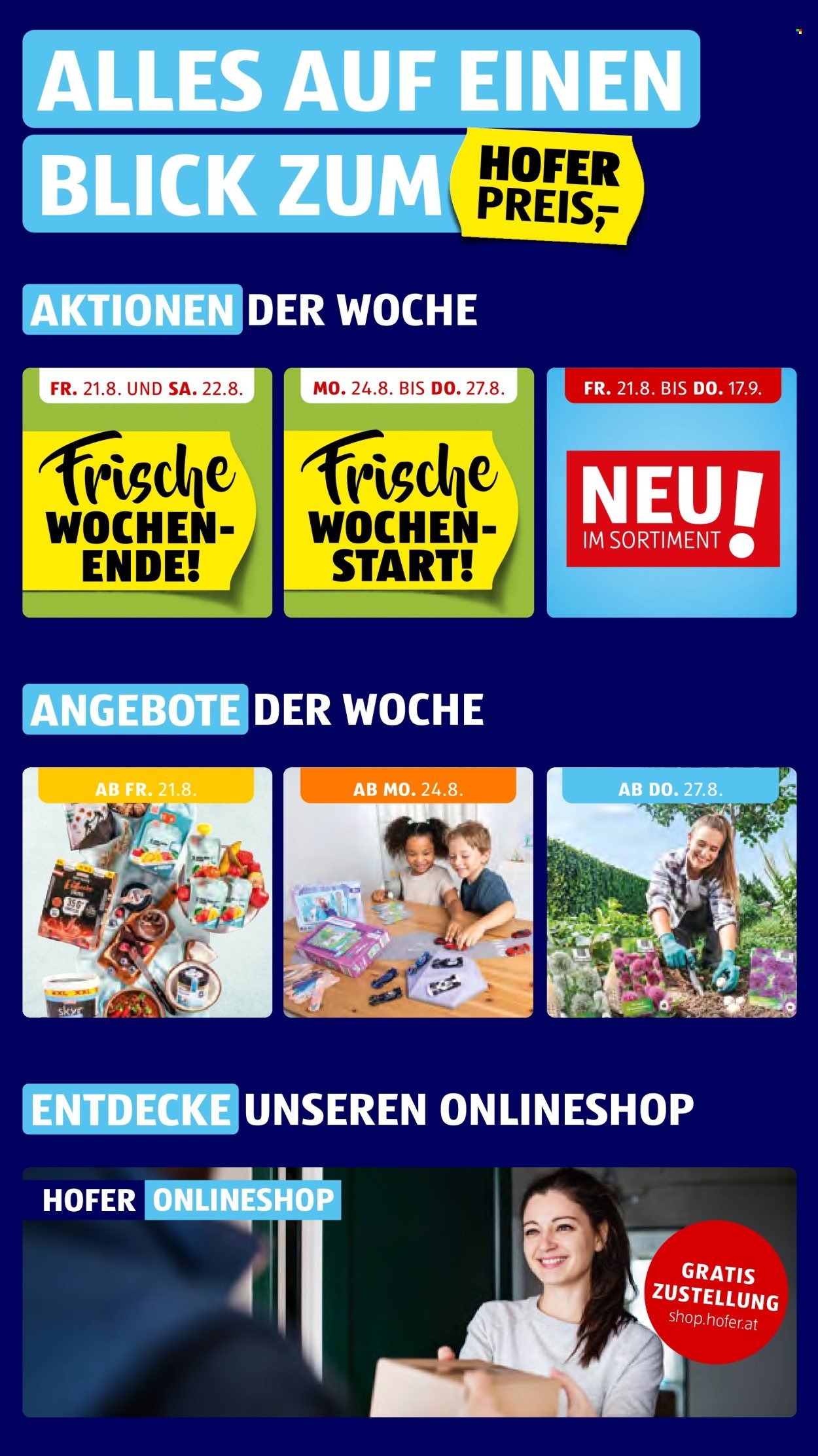 HOFER Flugblatt - Ab Freitag, 21.8.2026
