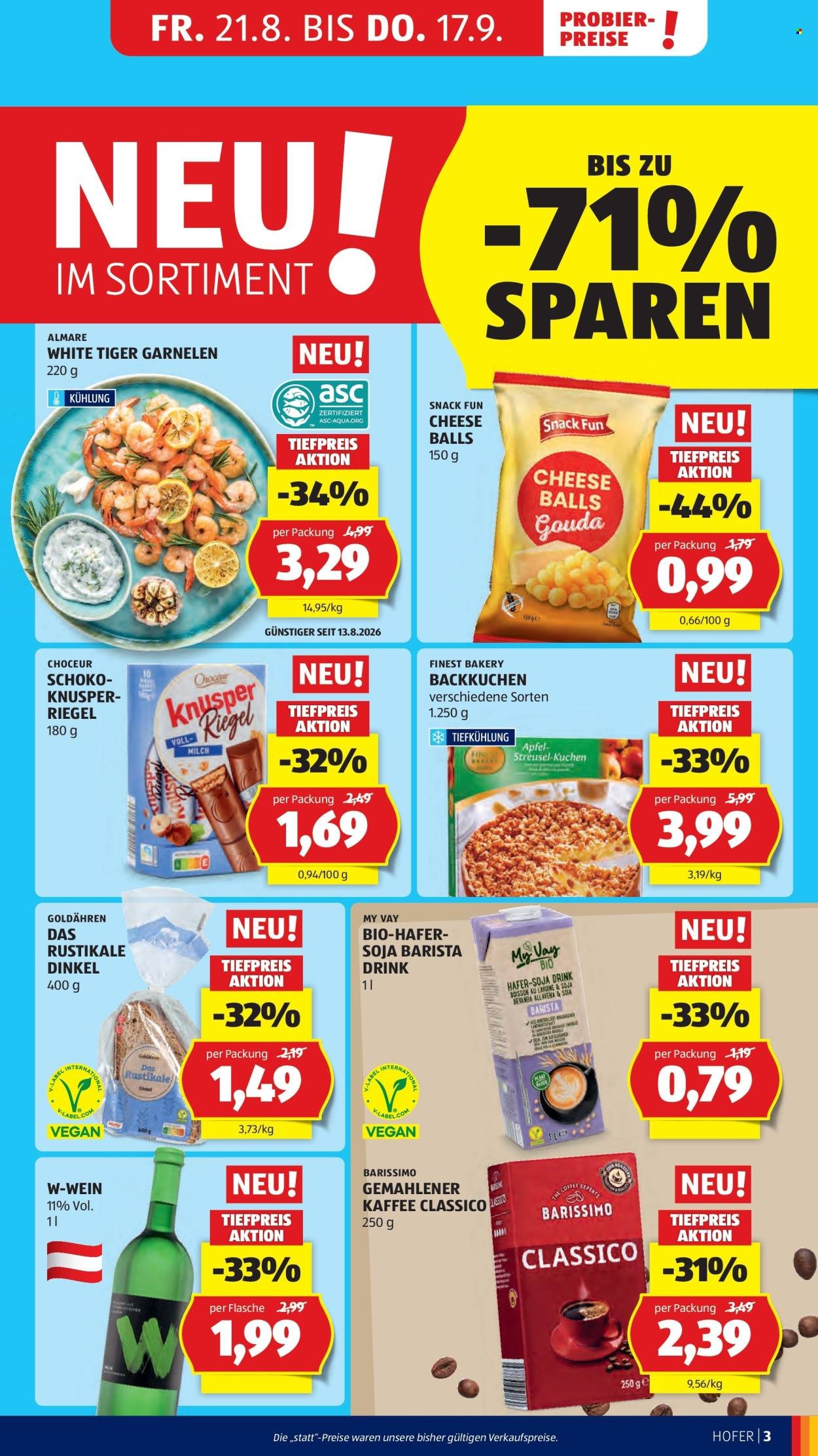 HOFER Flugblatt - Ab Freitag, 21.8.2026