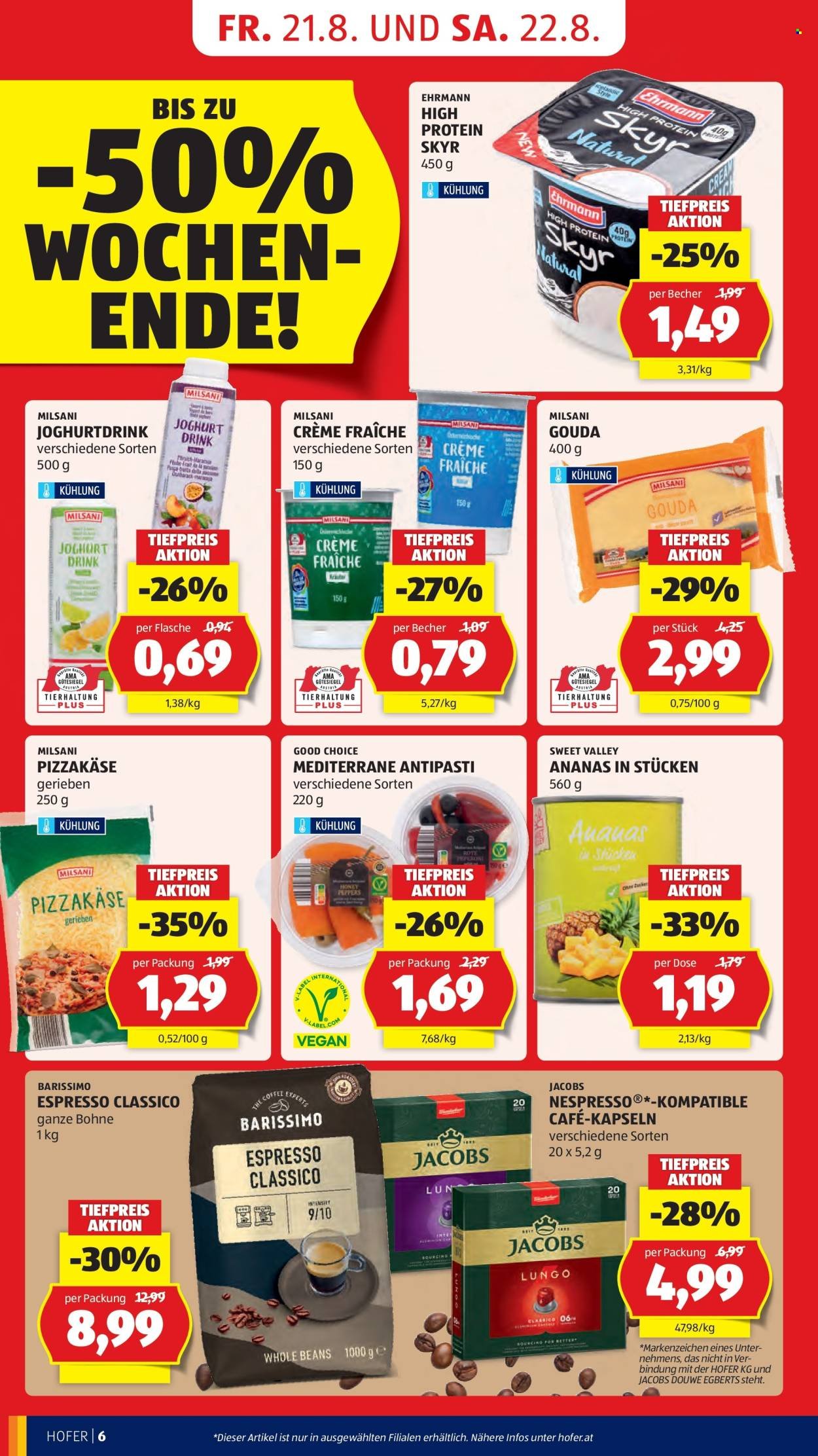 HOFER Flugblatt - Ab Freitag, 21.8.2026