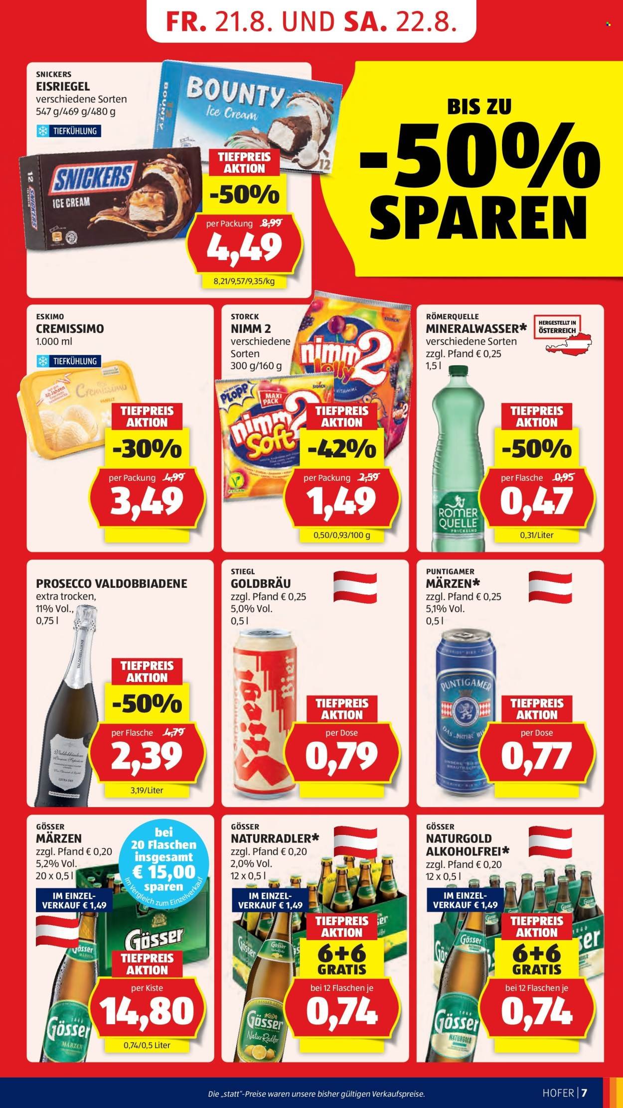HOFER Flugblatt - Ab Freitag, 21.8.2026