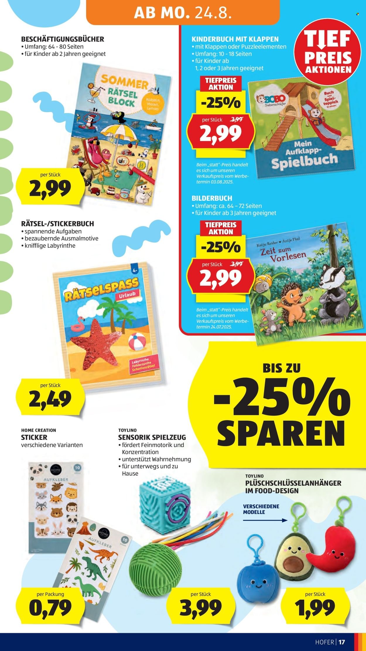 HOFER Flugblatt - Ab Freitag, 21.8.2026