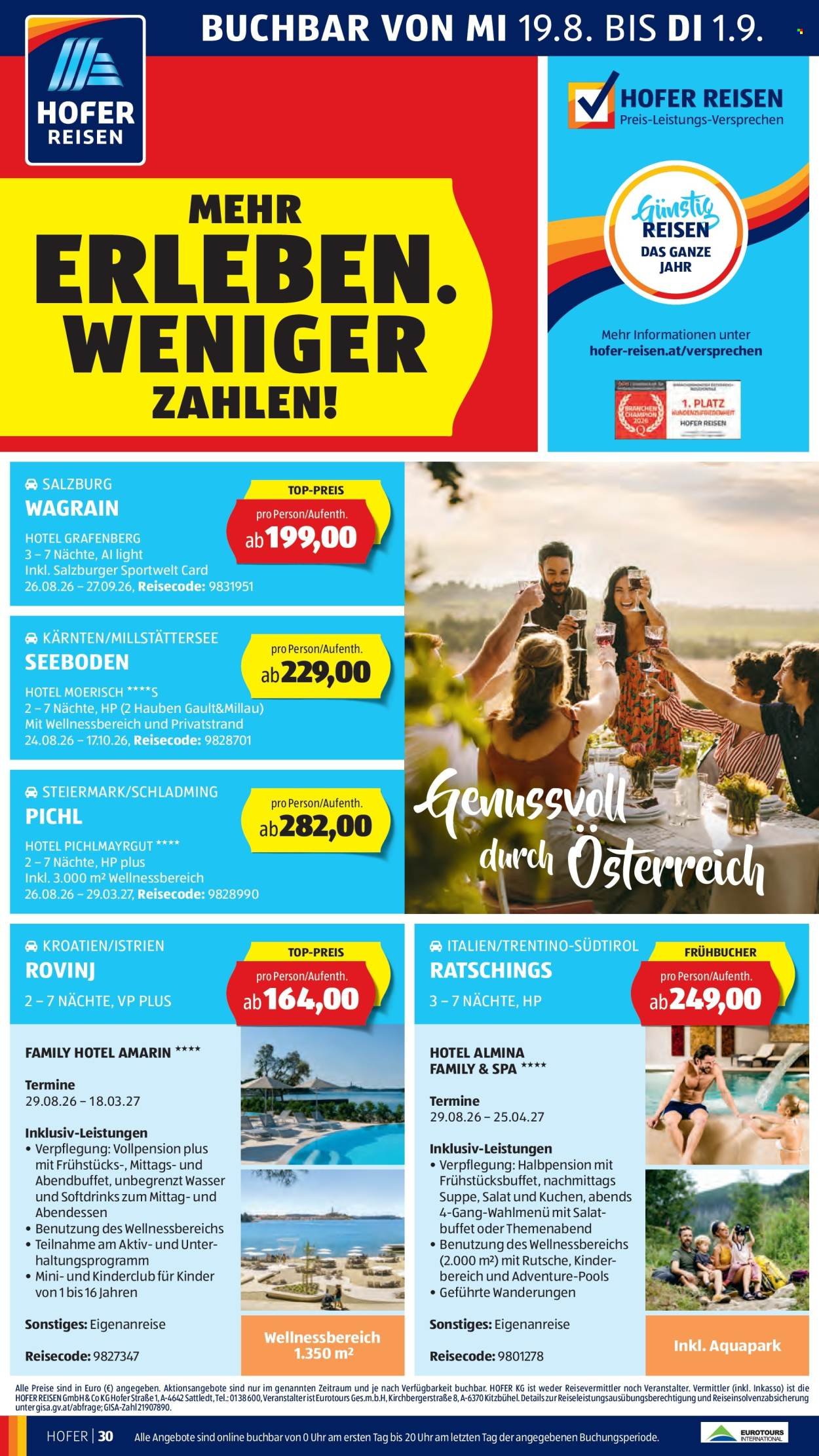 HOFER Flugblatt - Ab Freitag, 21.8.2026