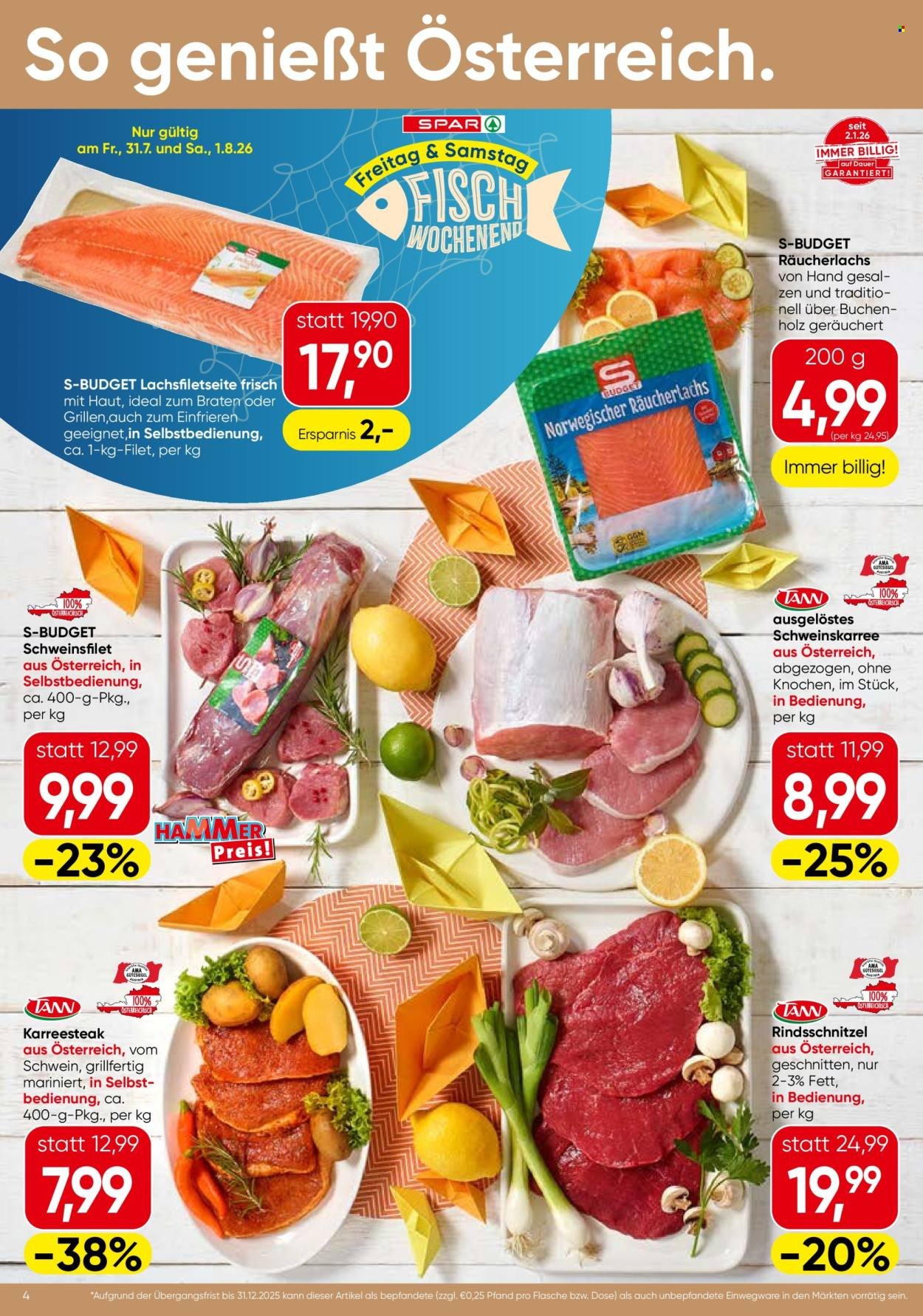 EUROSPAR Flugblatt - Ab Donnerstag, 30.7.2026