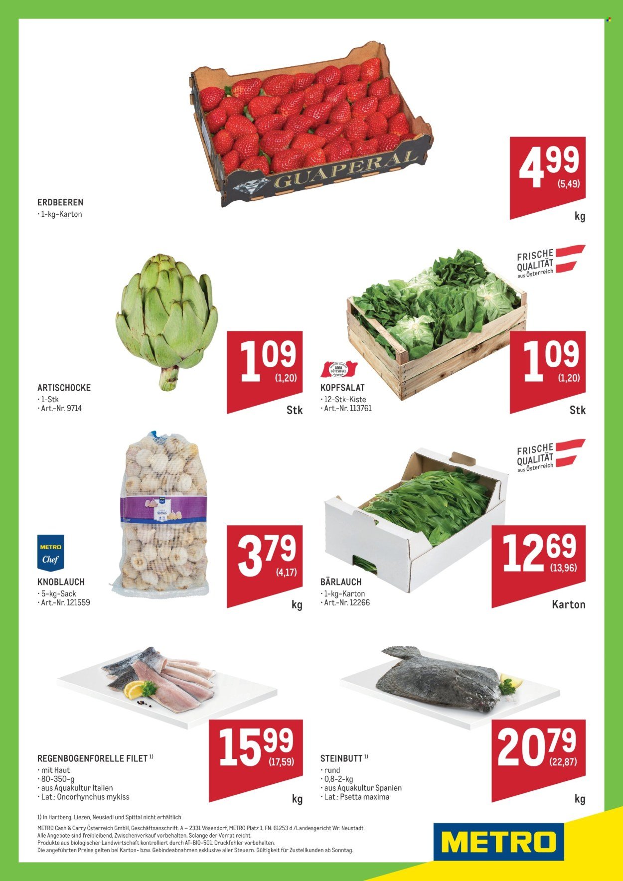 METRO Flugblatt - Ultrafrische Wochenhits