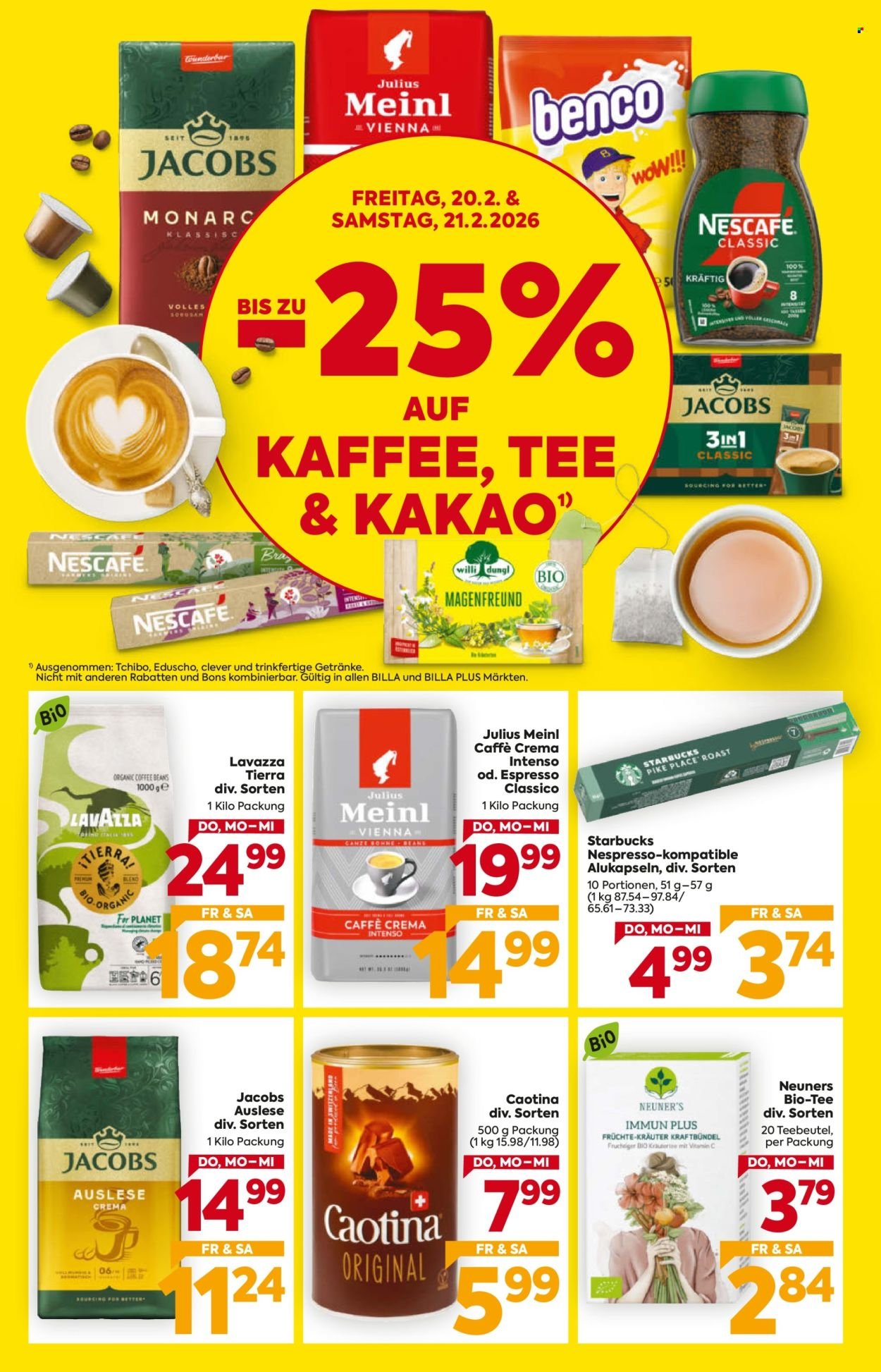 BILLA Flugblatt - Ab Donnerstag, 19.2.2026