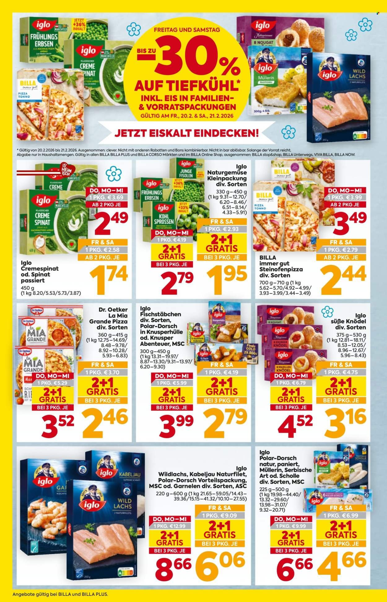 BILLA Flugblatt - Ab Donnerstag, 19.2.2026
