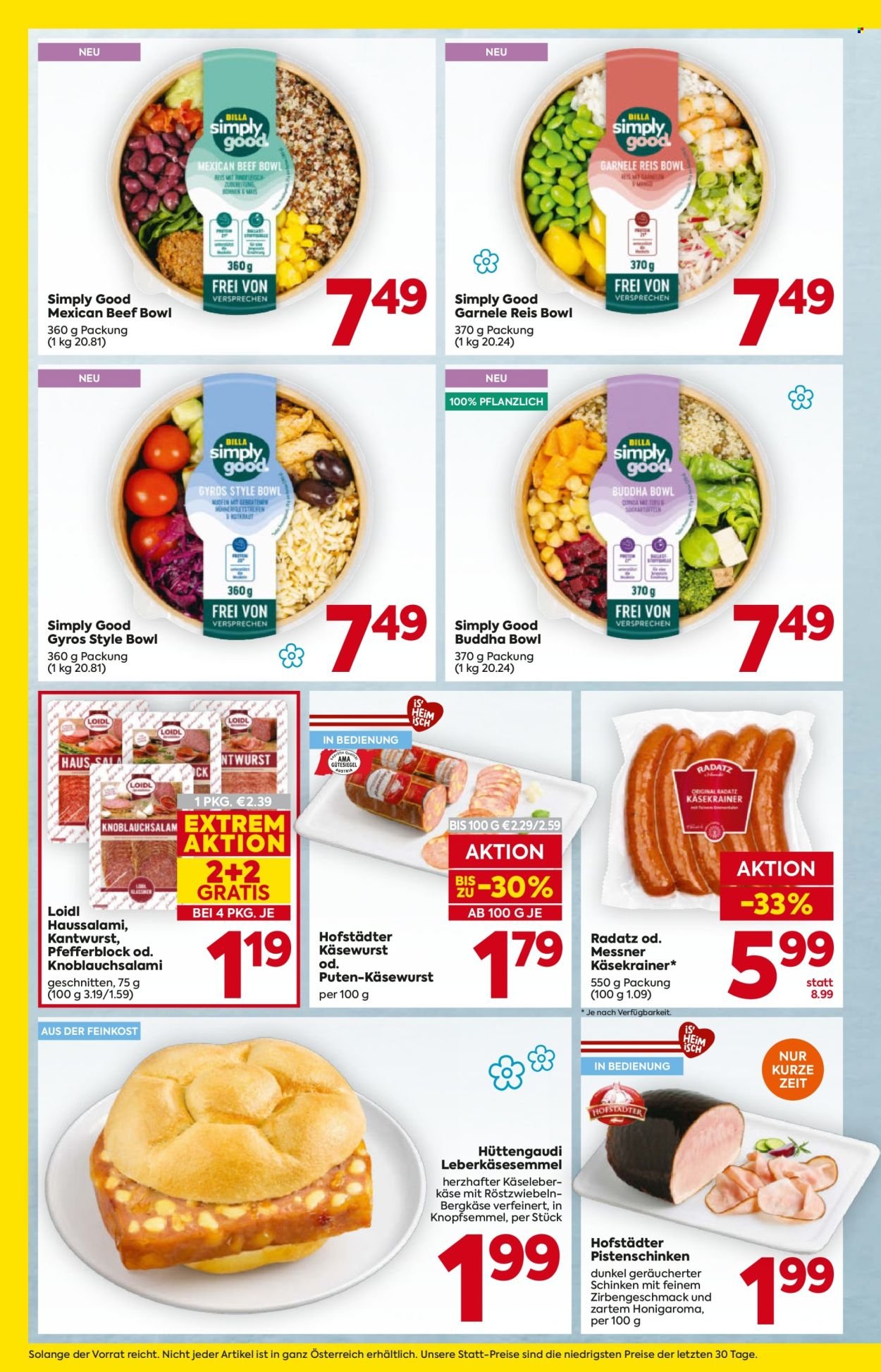 BILLA Flugblatt - Ab Donnerstag, 19.2.2026