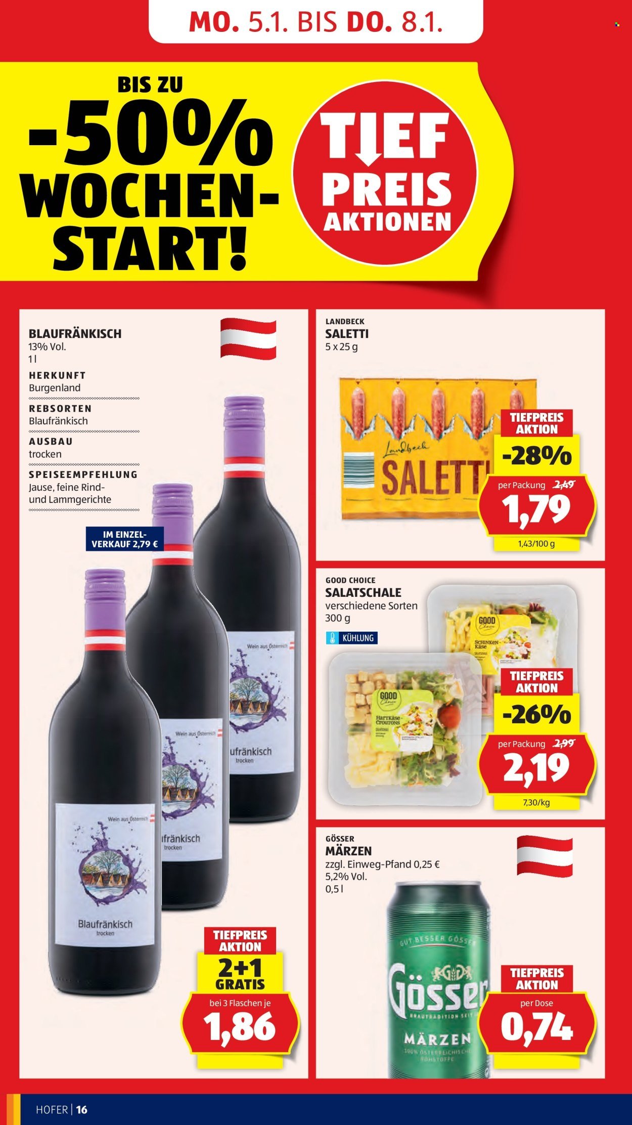 HOFER Flugblatt - Ab Freitag, 2.1.2026