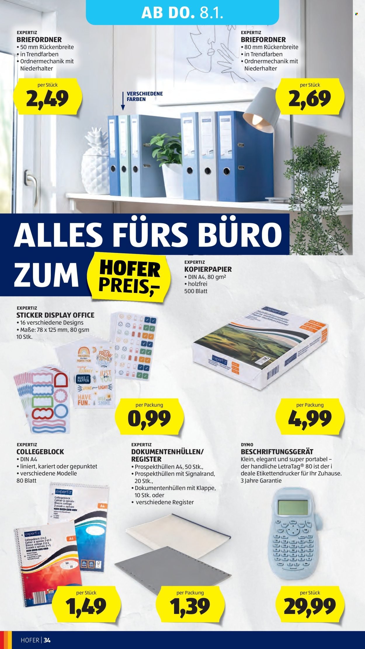 HOFER Flugblatt - Ab Freitag, 2.1.2026