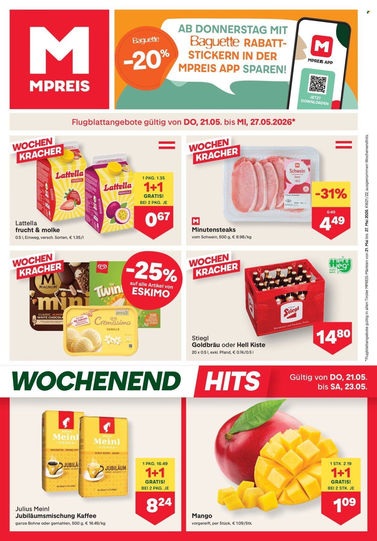MPREIS Flugblatt - Ab Donnerstag, 21.5.2026