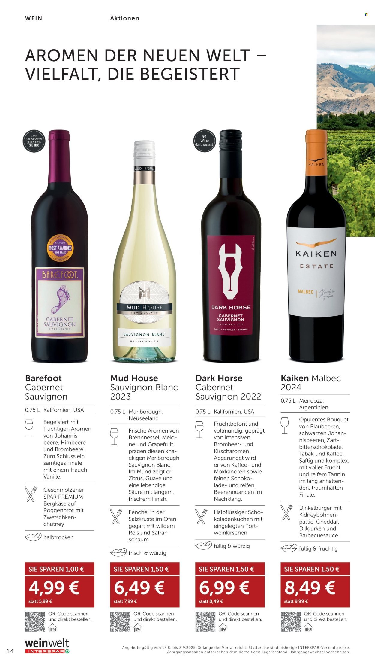 INTERSPAR Flugblatt - Weinwelt Bestseller 09 2025 (2025-08-13 - 2025-09-03)