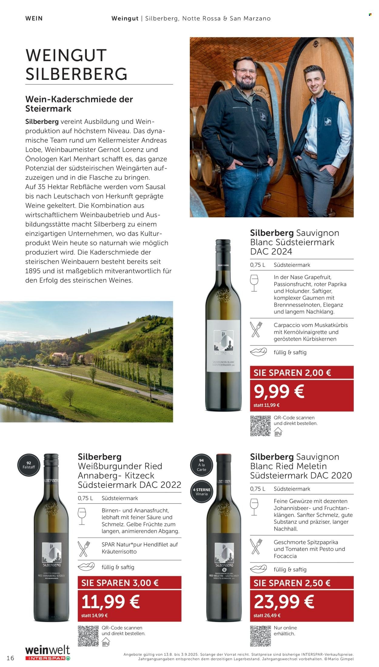 INTERSPAR Flugblatt - Weinwelt Bestseller 09 2025 (2025-08-13 - 2025-09-03)