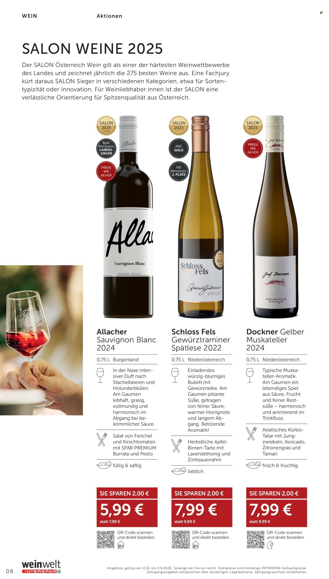INTERSPAR Flugblatt - Weinwelt Bestseller 09 2025 (2025-08-13 - 2025-09-03)